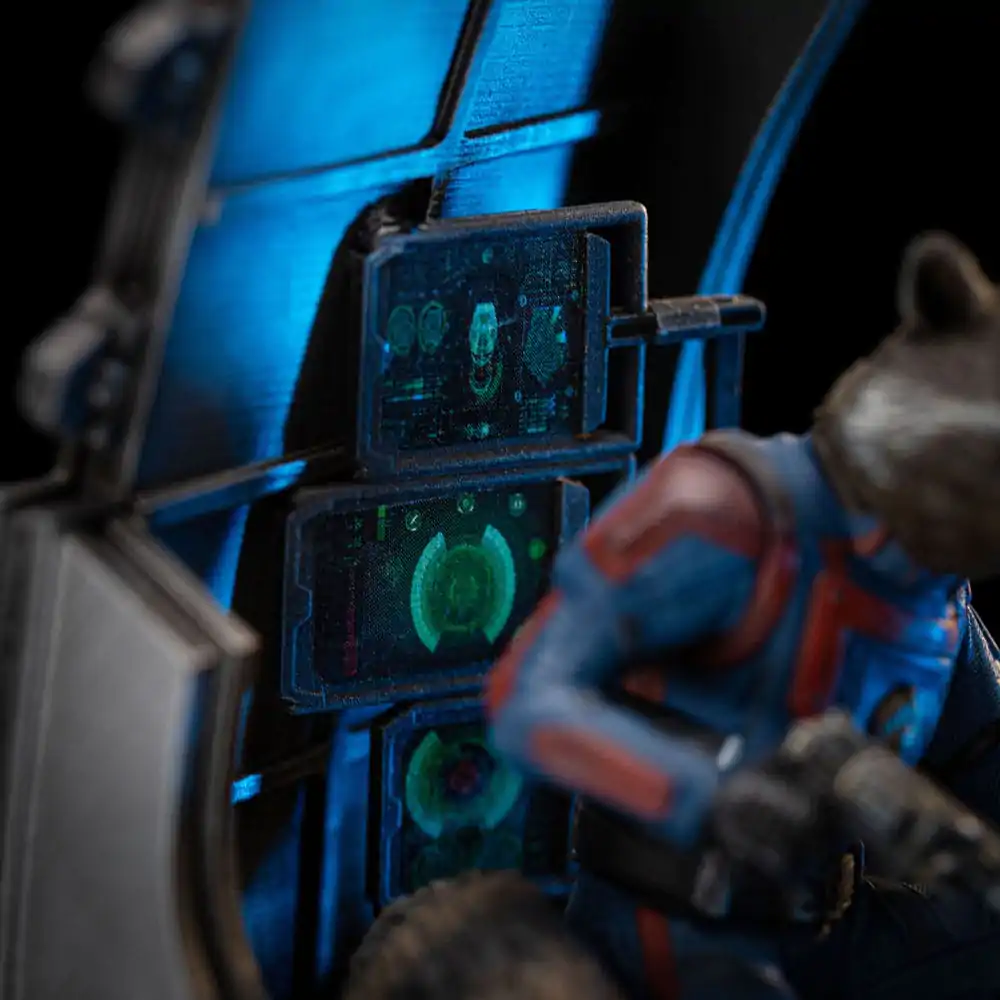 Marvel figurica v merilu 1/10 Guardians of the Galaxy Vol. 3 Rocket Racoon 20 cm fotografija izdelka