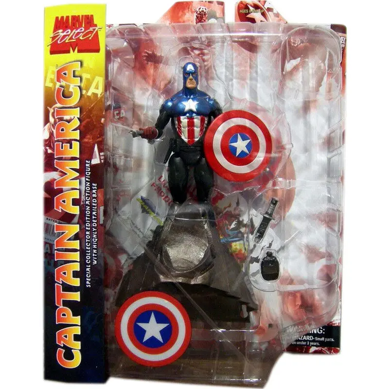 Marvel Select Akcijska figura Captain America 18 cm fotografija izdelka