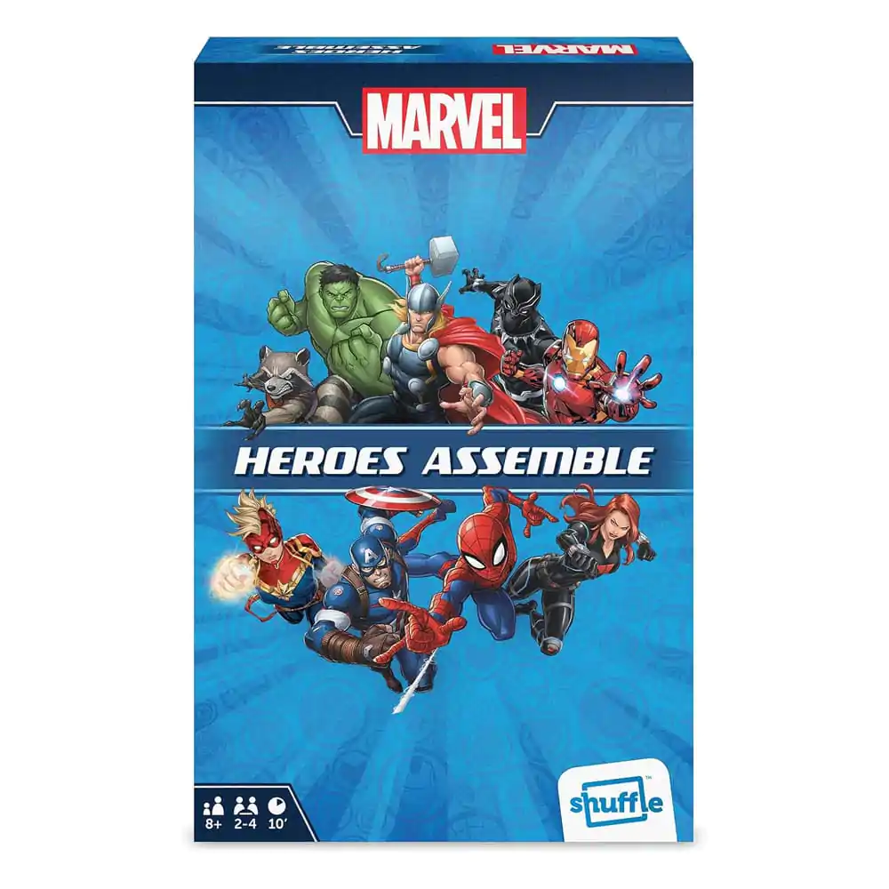 Marvel Shuffle igra s kartami Heroes Assemble fotografija izdelka