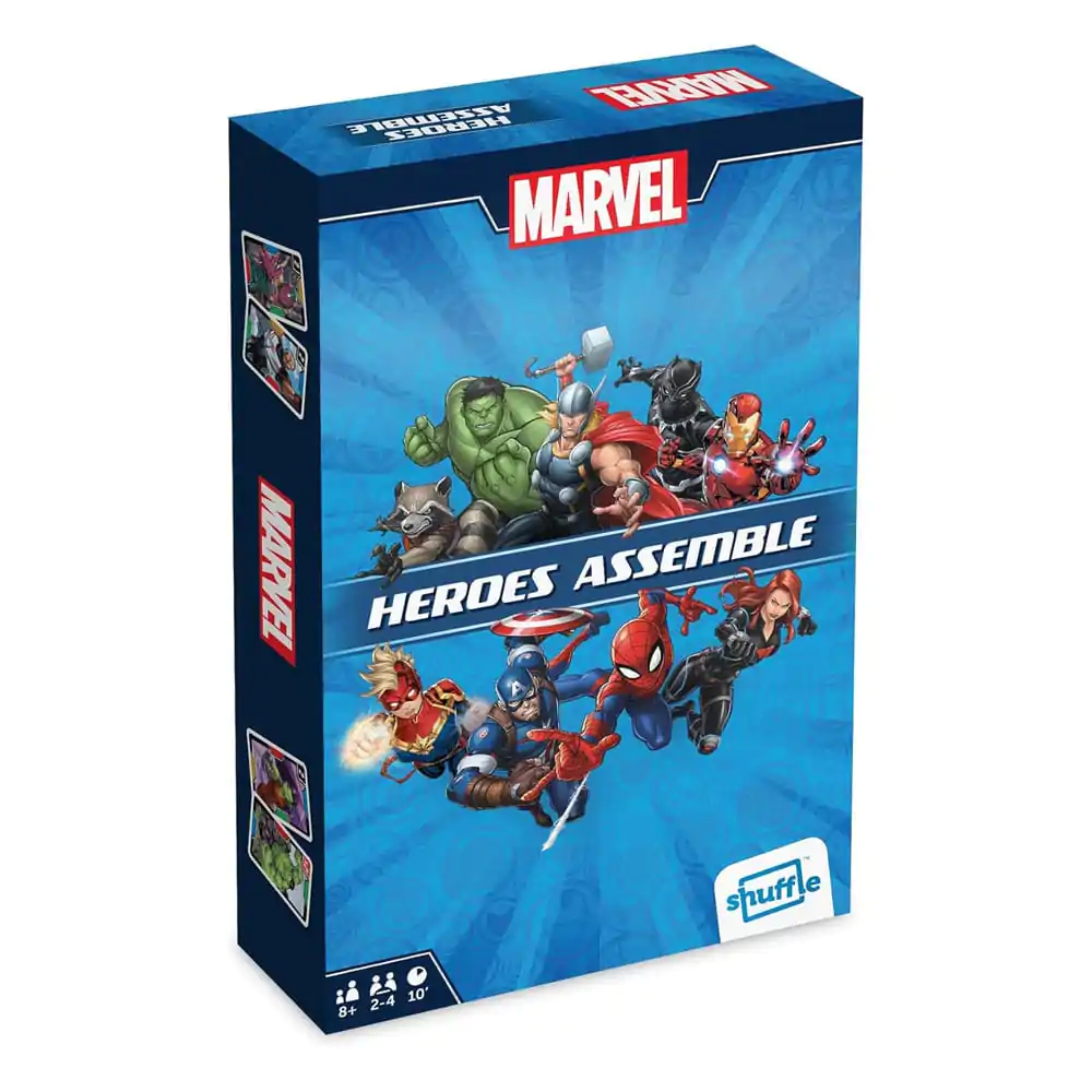 Marvel Shuffle igra s kartami Heroes Assemble fotografija izdelka