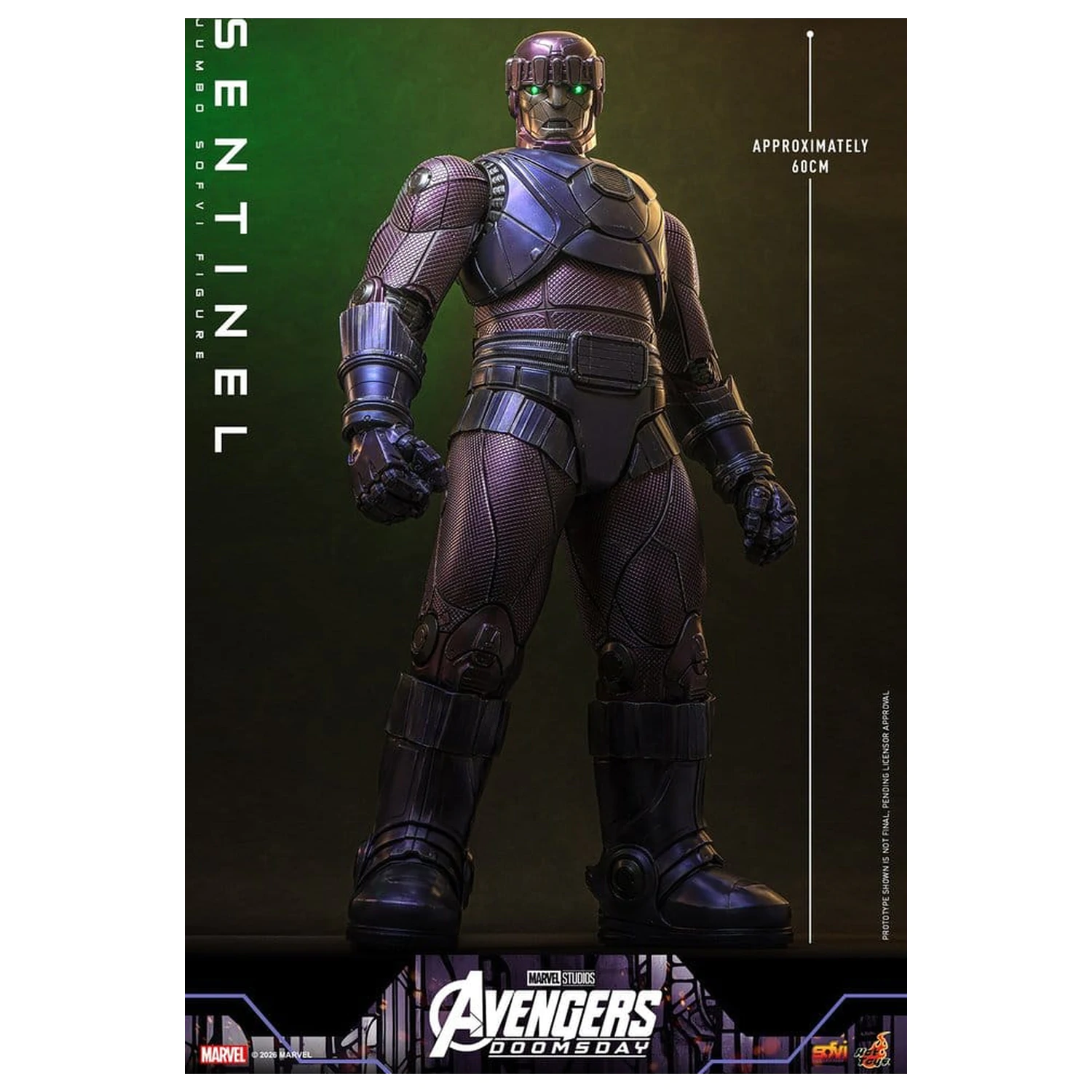 Marvel Sofvi Masterpiece Series akcijska figura Sentinel 60 cm fotografija izdelka