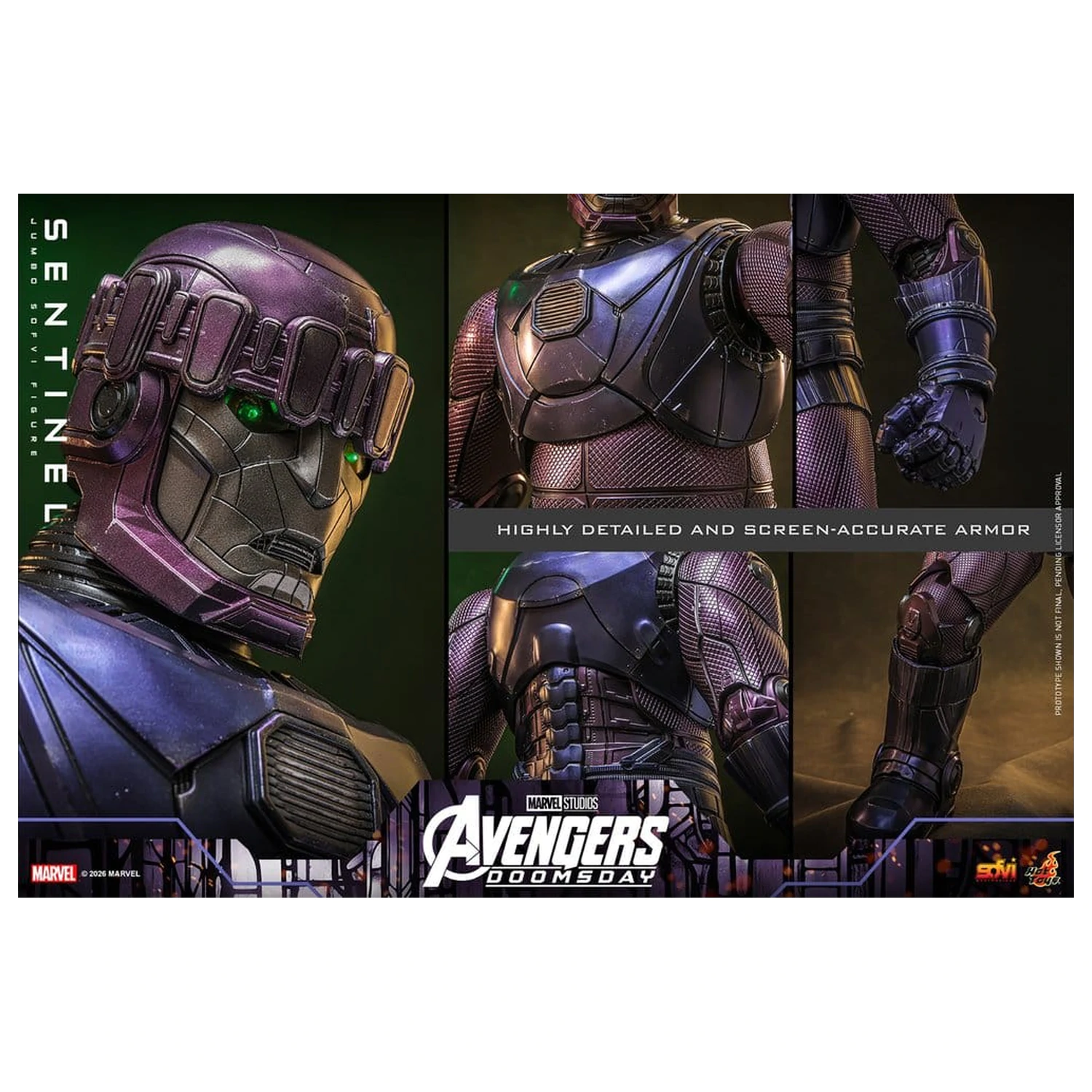Marvel Sofvi Masterpiece Series akcijska figura Sentinel 60 cm fotografija izdelka
