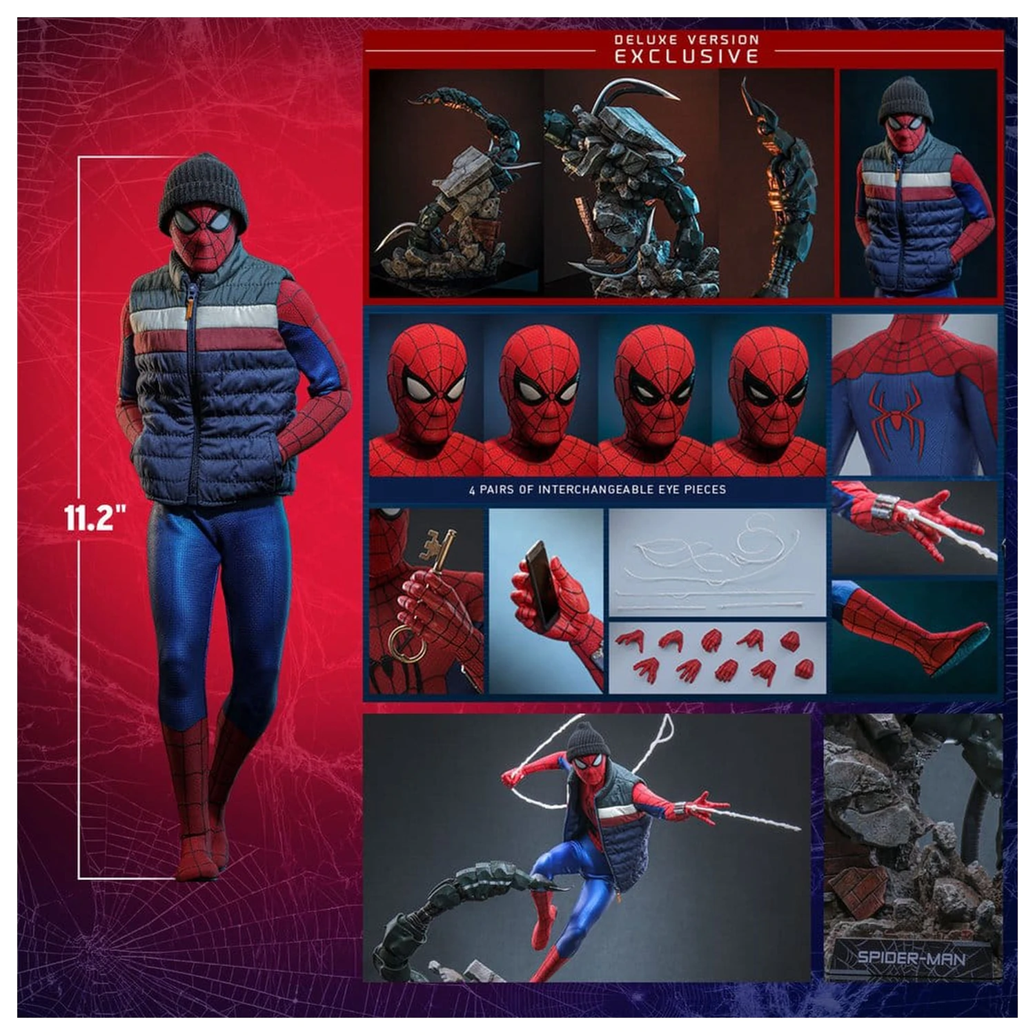 Marvel Spider-Man: Brand New Day Akcijska figura 1/6 Spider-Man (Deluxe Version) 29 cm fotografija izdelka