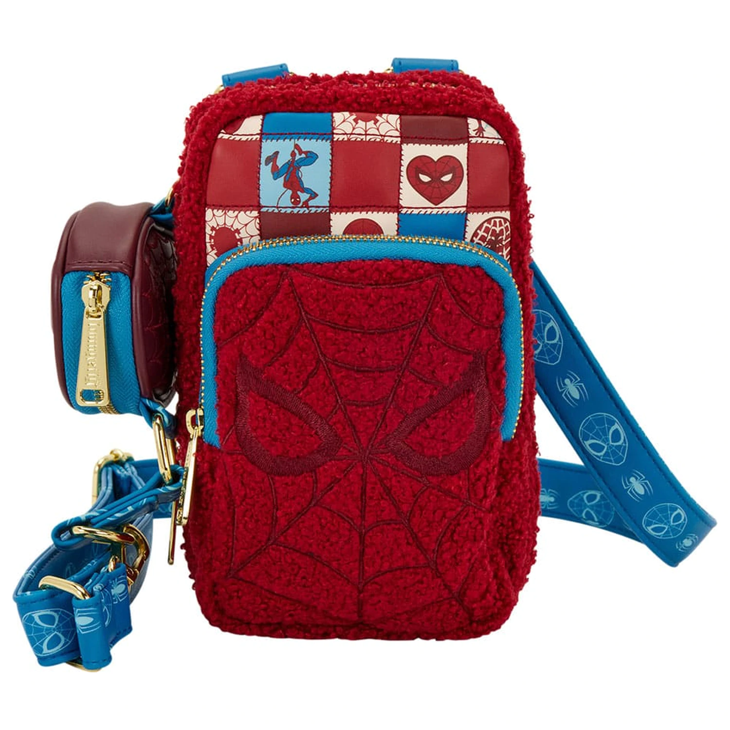 Marvel by Loungefly torba za čez telo s torbico za kovance Spider-Man mobilni telefon fotografija izdelka