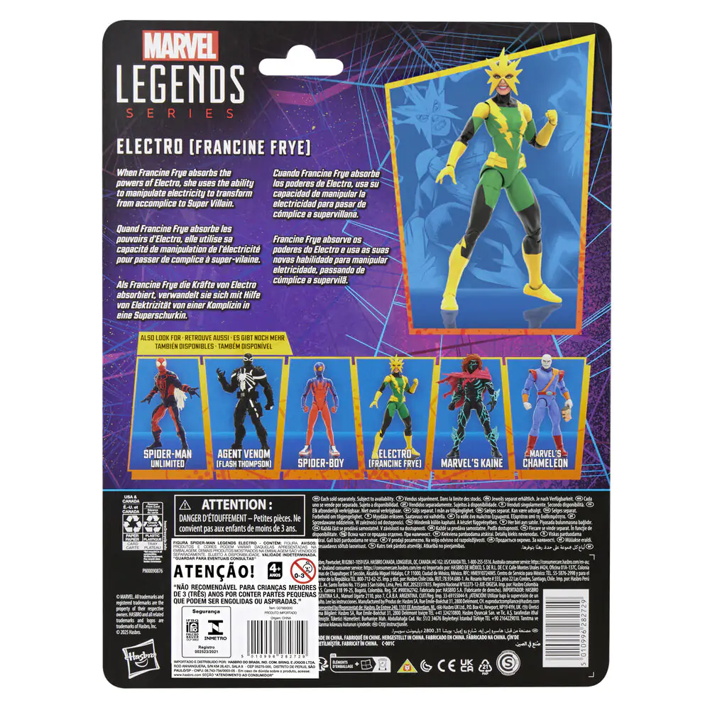 Marvel Spider-Man Electro Francine Frye figura 15 cm fotografija izdelka