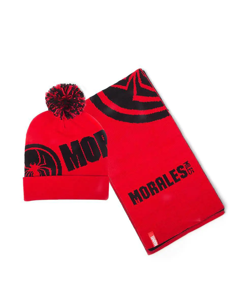 Marvel Beanie & Scarf Set Spider-Man komplet kape in šala fotografija izdelka