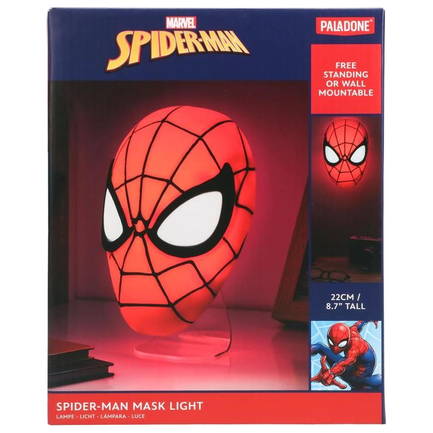 Marvel Spider-Man Maska Lučka 22cm fotografija izdelka