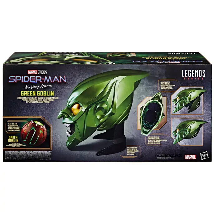 Marvel Spider-Man: No Way Home Green Goblin Premium naglavniška čelada za igranje vlog fotografija izdelka