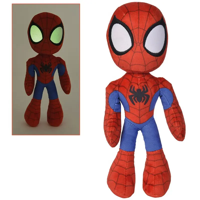 Marvel Plišasta Figura Glow In The Dark Eyes Spider-Man 25 cm fotografija izdelka