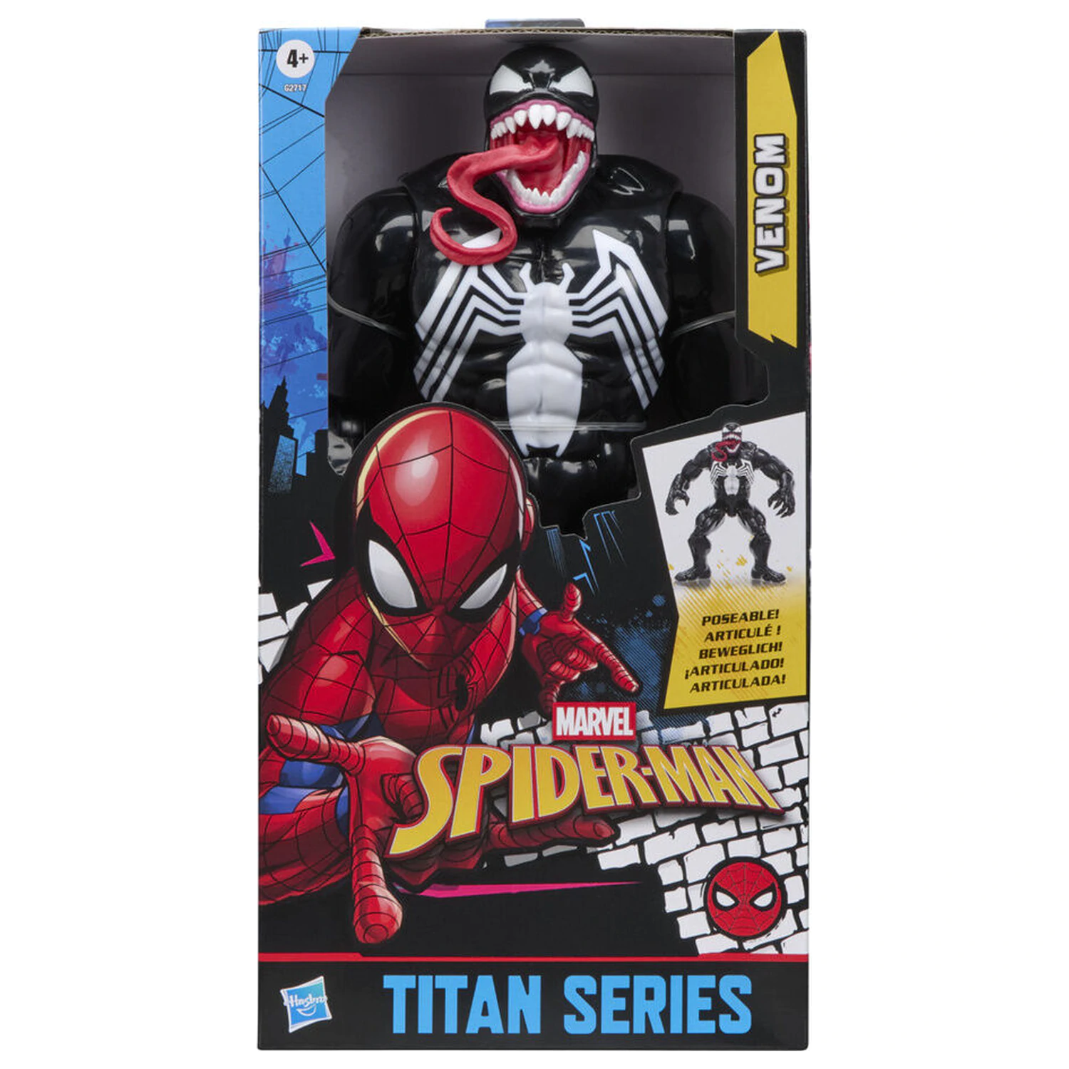 Marvel Spider-Man Titan Series Black Suit Venom figura 30 cm fotografija izdelka