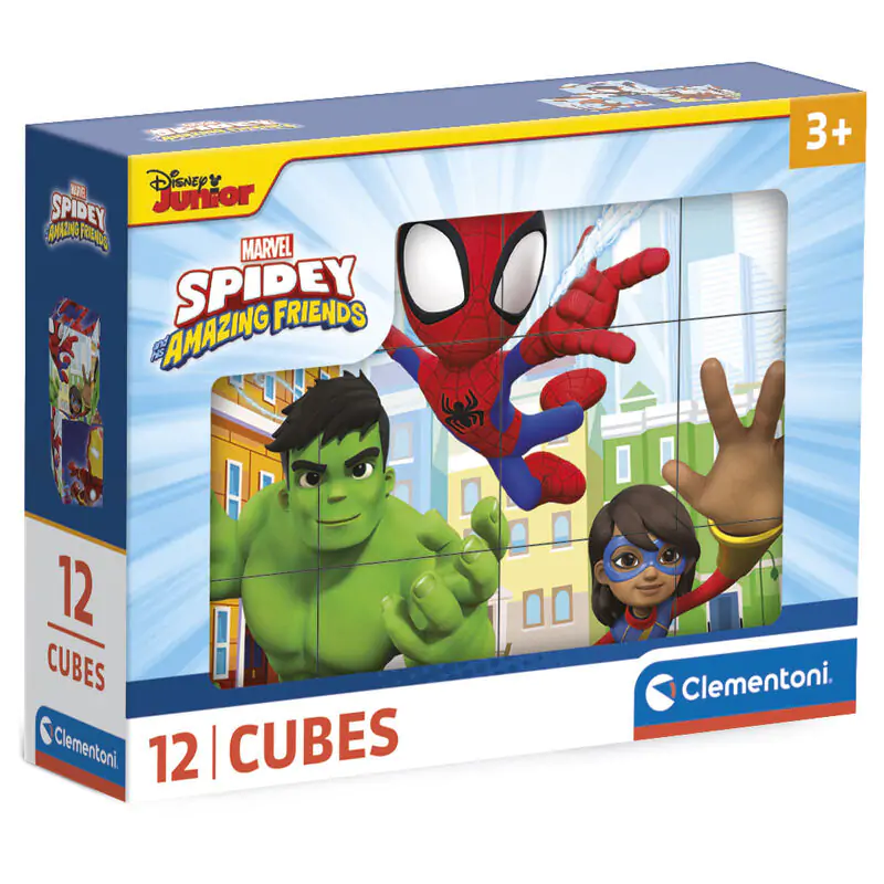 Marvel Spidey and His Amazing Friends kocka puzzle 12 kosov fotografija izdelka