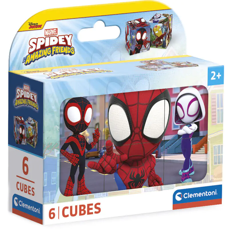 Marvel Spidey and His Amazing Friends kocka puzzle 6 kosov fotografija izdelka