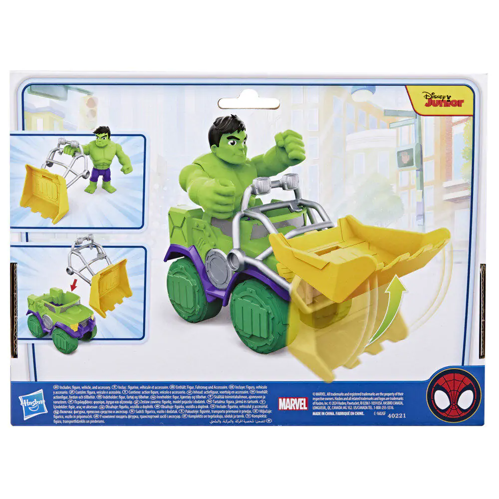 Marvel Spidey and His Amazing Friends Set Tovornjak za rušenje + figura Hulk fotografija izdelka