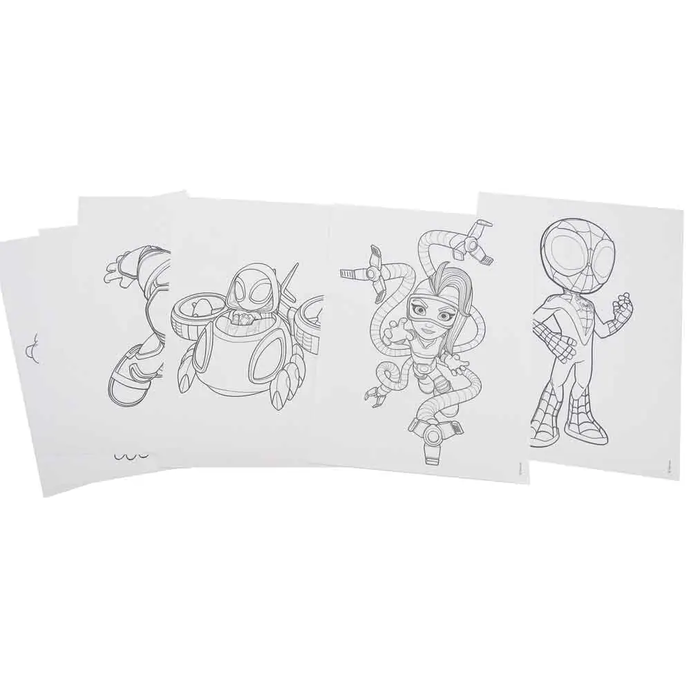 Marvel Spidey pobarvanka s svinčniki in radirkami fotografija izdelka