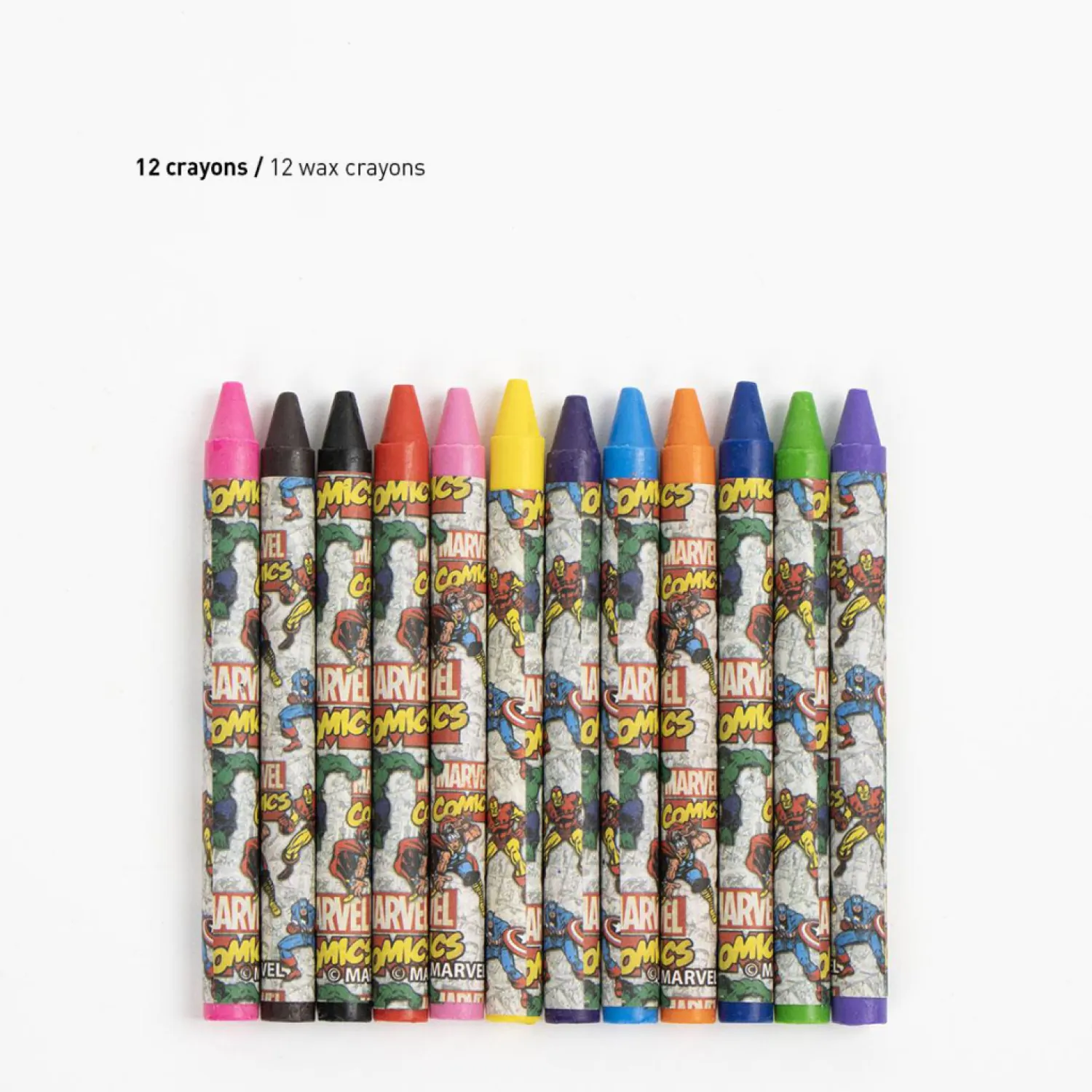 Marvel barvni komplet pisarniškega materiala fotografija izdelka