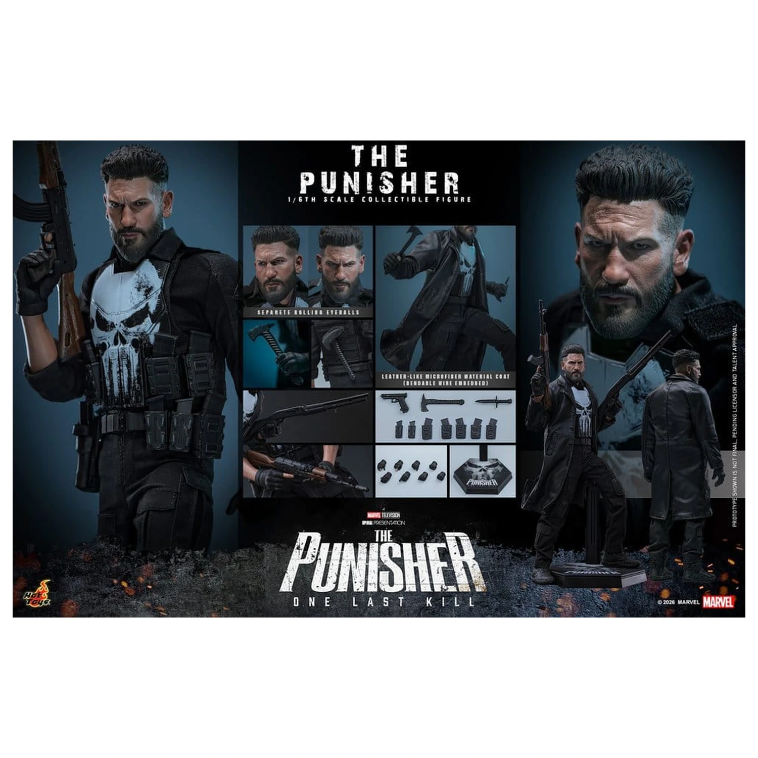 Marvel Television Masterpiece Akcijska figura 1/6 The Punisher 31 cm fotografija izdelka