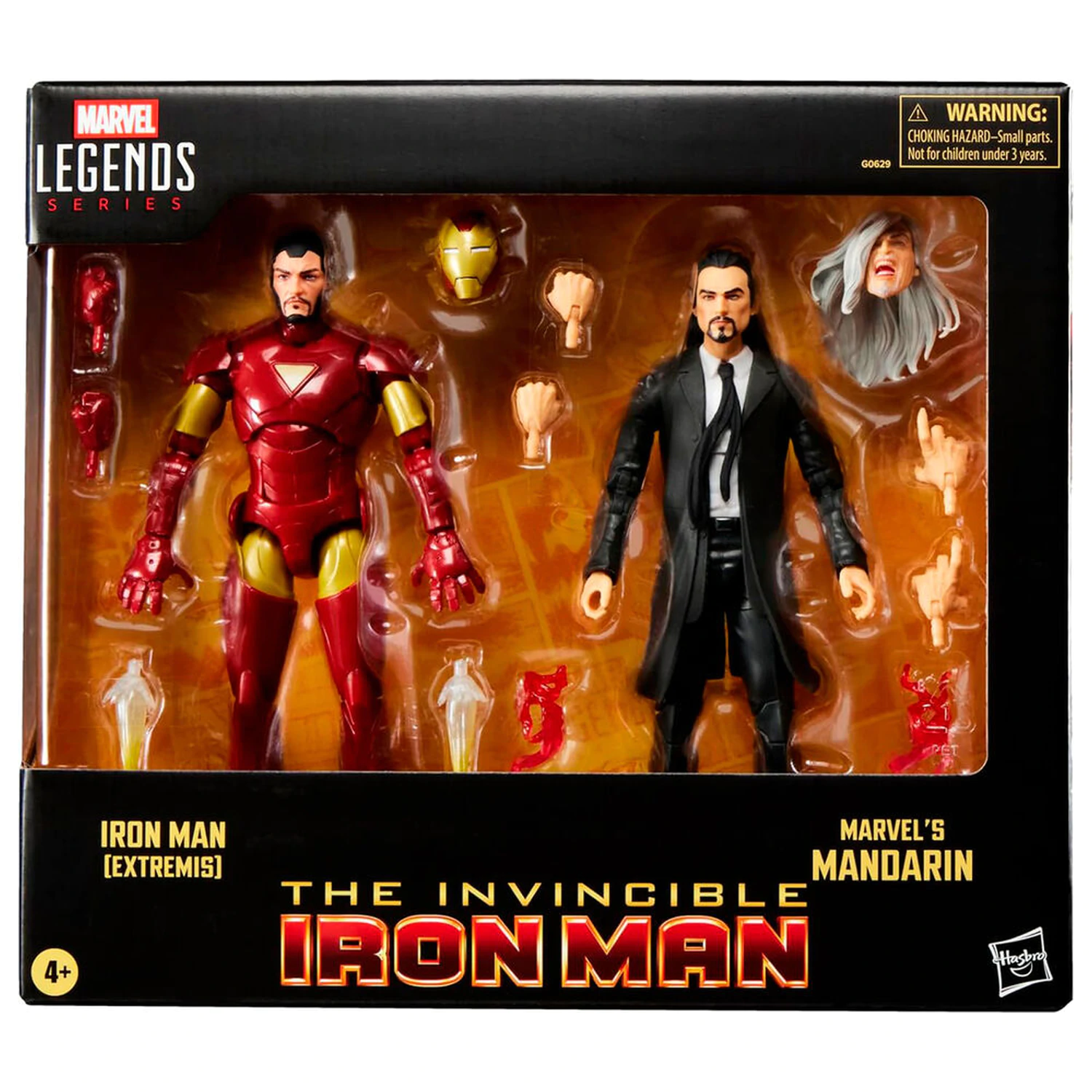 Marvel The Invencible Iron Man - Iron Man Extremis & Marvels Mandarin blister z 2 figurama 15 cm fotografija izdelka