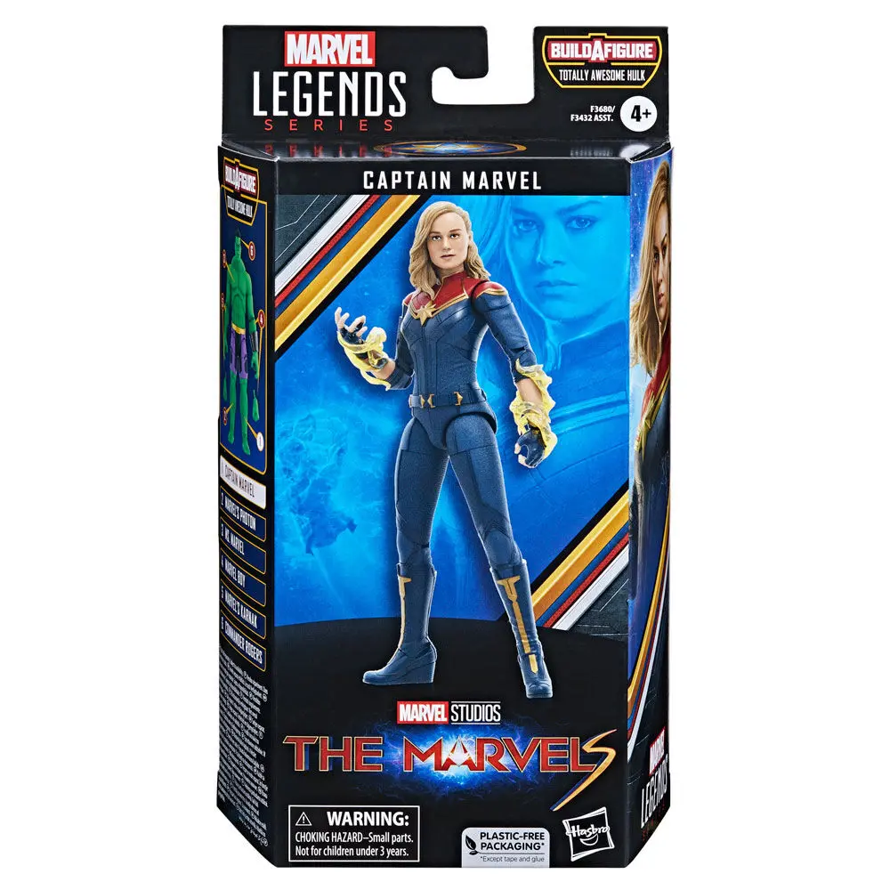 The Marvels Marvel Legends akcijska figura Captain Marvel (BAF: Totally Awesome Hulk) 15 cm fotografija izdelka