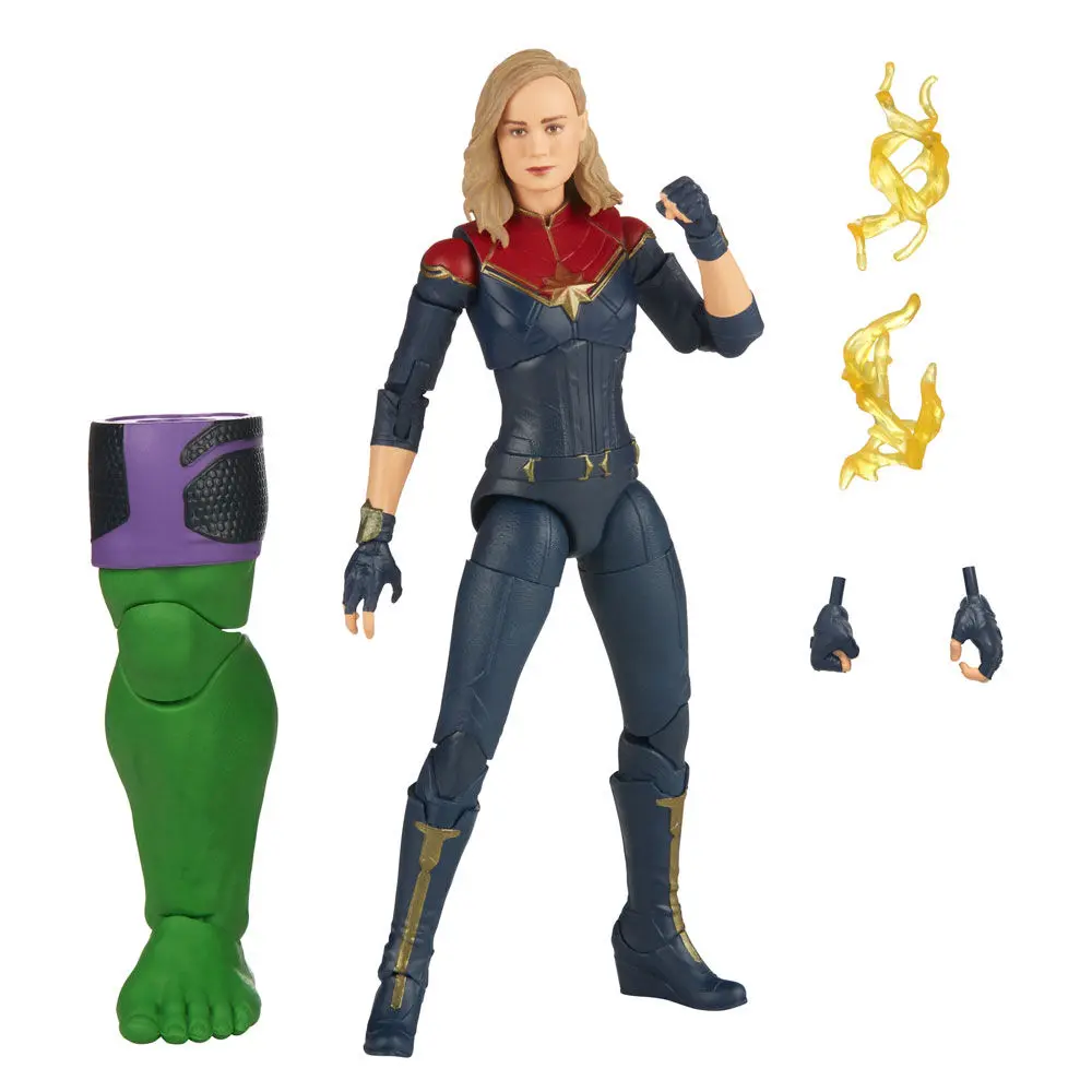 The Marvels Marvel Legends akcijska figura Captain Marvel (BAF: Totally Awesome Hulk) 15 cm fotografija izdelka