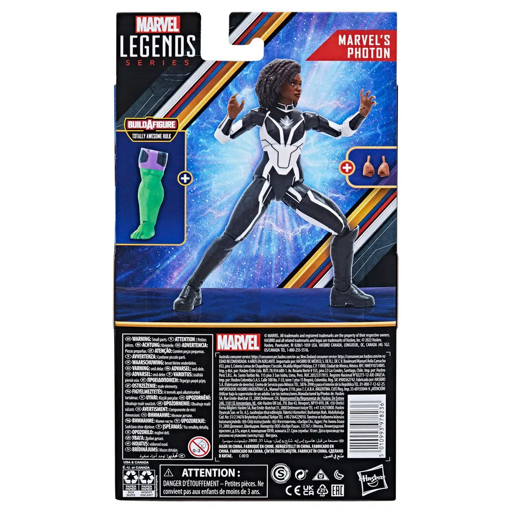 The Marvels Marvel Legends akcijska figura Marvel's Photon (BAF: Totally Awesome Hulk) 15 cm fotografija izdelka