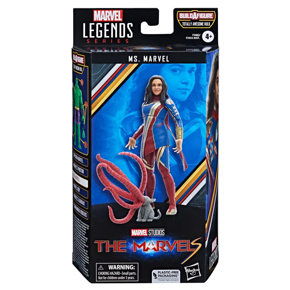 The Marvels Marvel Legends akcijska figura Ms. Marvel (BAF: Totally Awesome Hulk) 15 cm fotografija izdelka