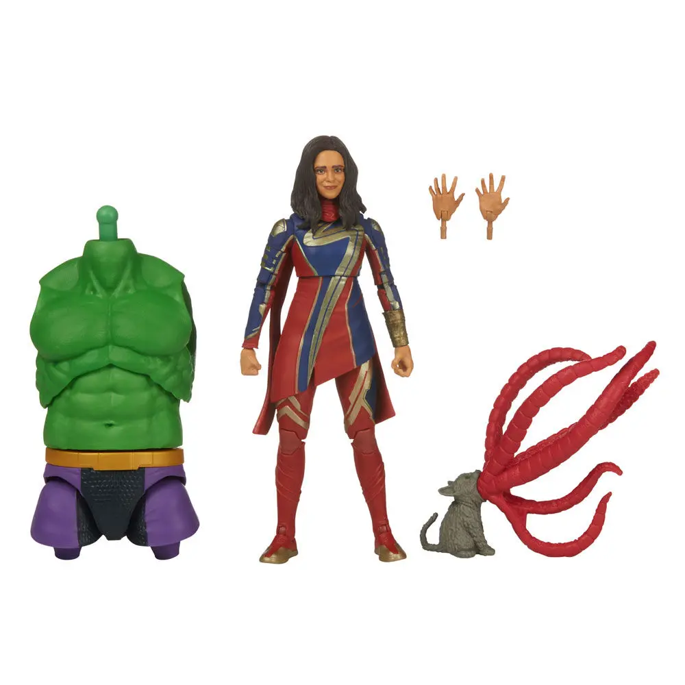 The Marvels Marvel Legends akcijska figura Ms. Marvel (BAF: Totally Awesome Hulk) 15 cm fotografija izdelka