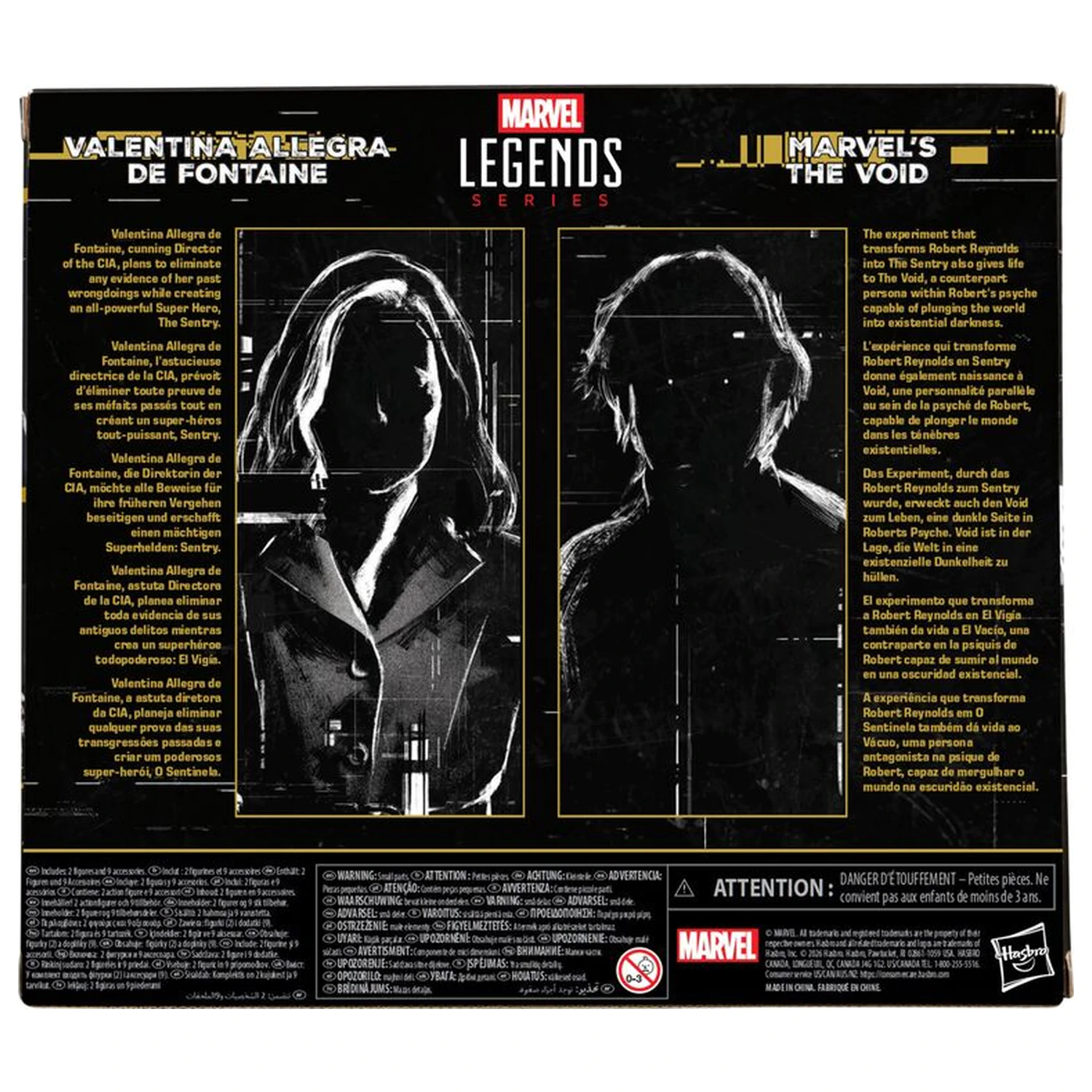 Marvel Thunderbolts Valentina Allegra De Fontaine & Marvels The Void set 2 figur 15cm fotografija izdelka