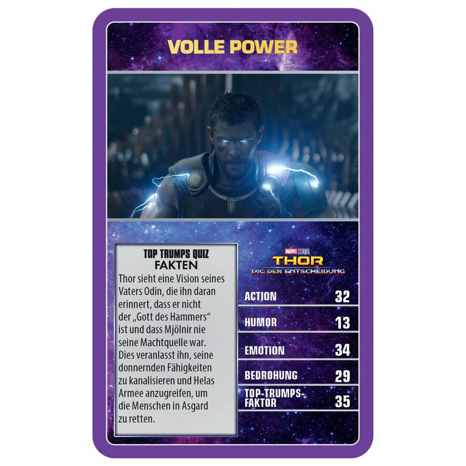 Marvel igra s kartami Top Trumps zbirateljski predmeti *Nemška različica* fotografija izdelka