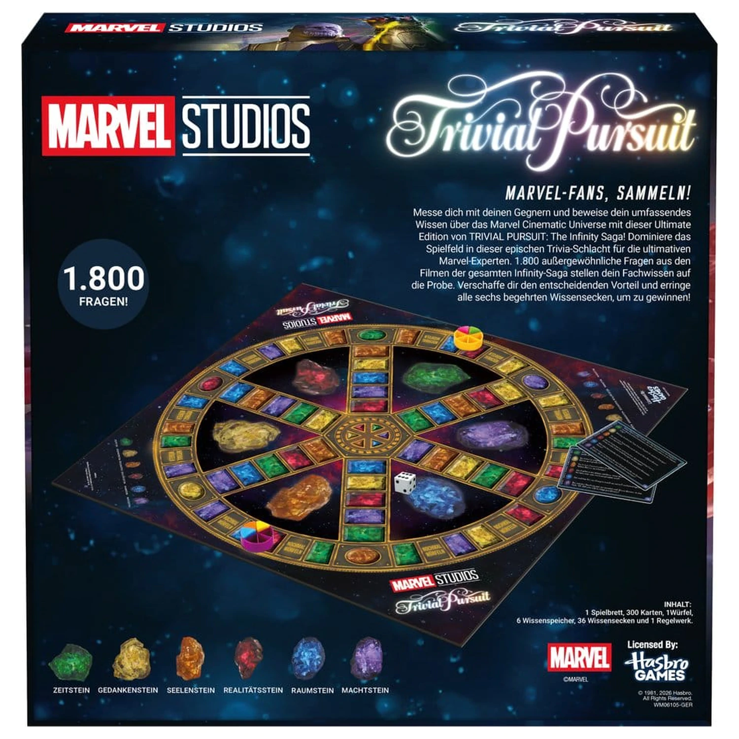 Marvel družabna igra Trivial Pursuit Universe XL *nemška različica* fotografija izdelka