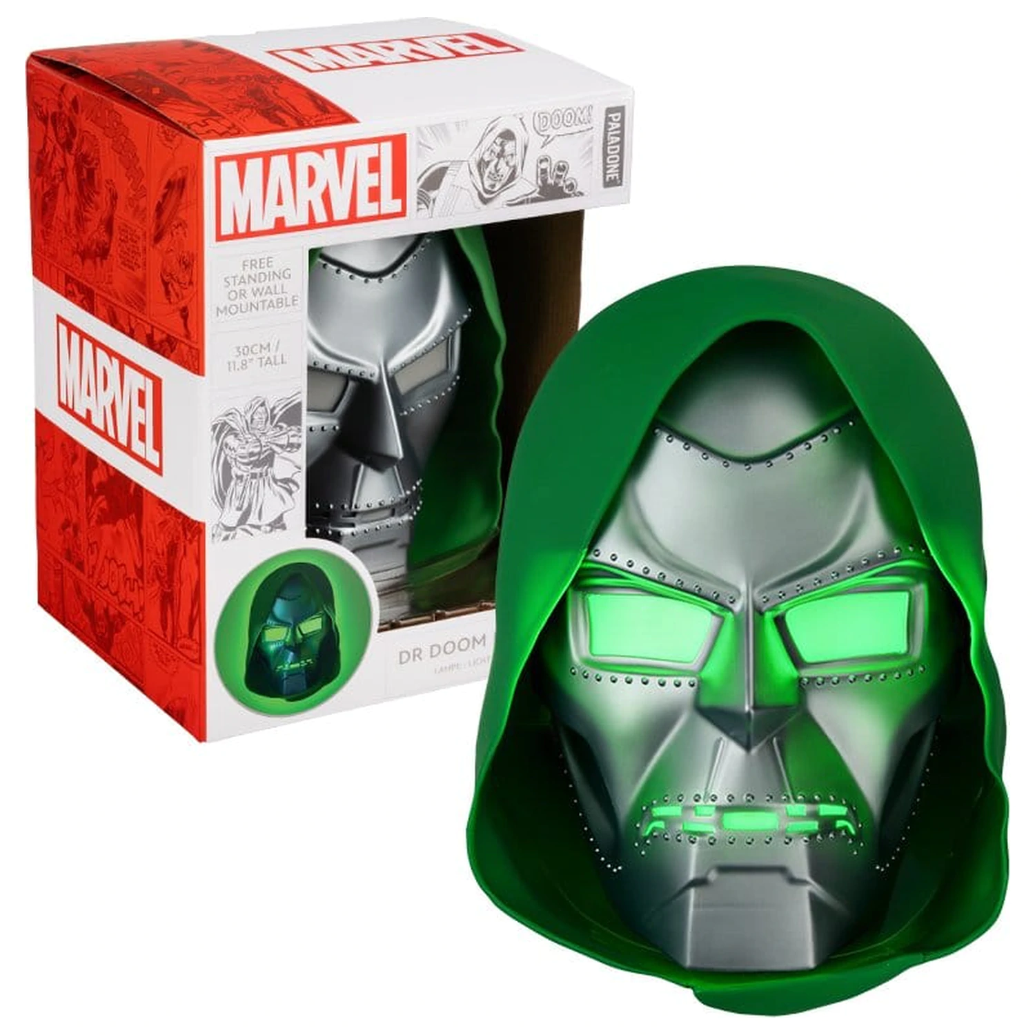 Marvel Universe Svetleča Dr Doom Maska 30 cm fotografija izdelka