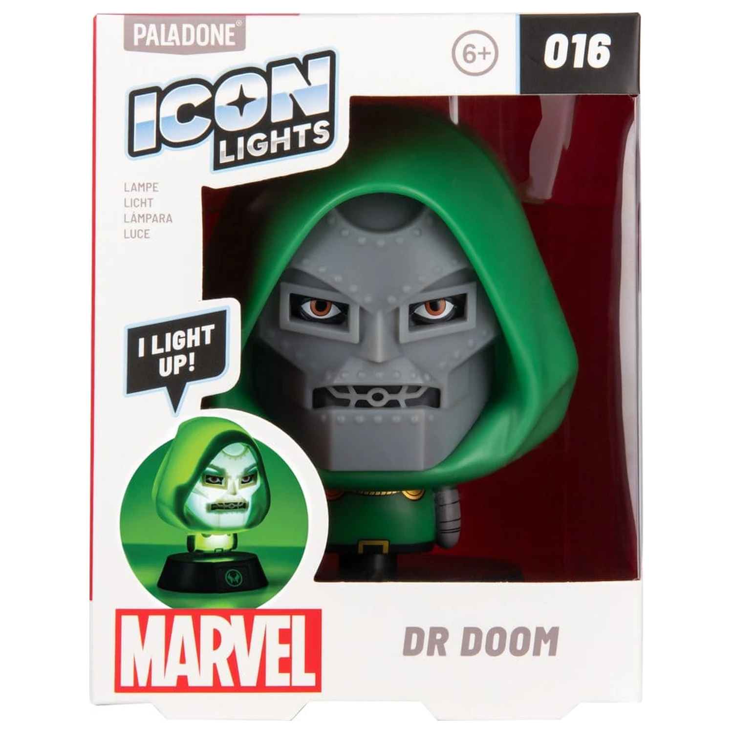 Marvel Universe Icon svetilka Dr Doom 11 cm fotografija izdelka