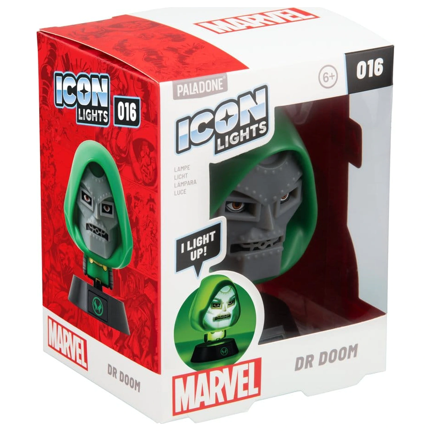 Marvel Universe Icon svetilka Dr Doom 11 cm fotografija izdelka