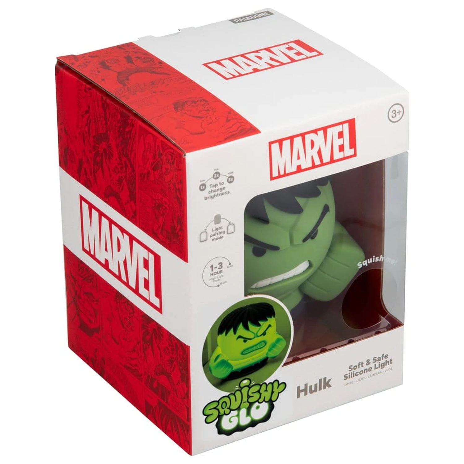 Marvel Universe SquishyGlo silikonski Light Hulk 15 cm fotografija izdelka