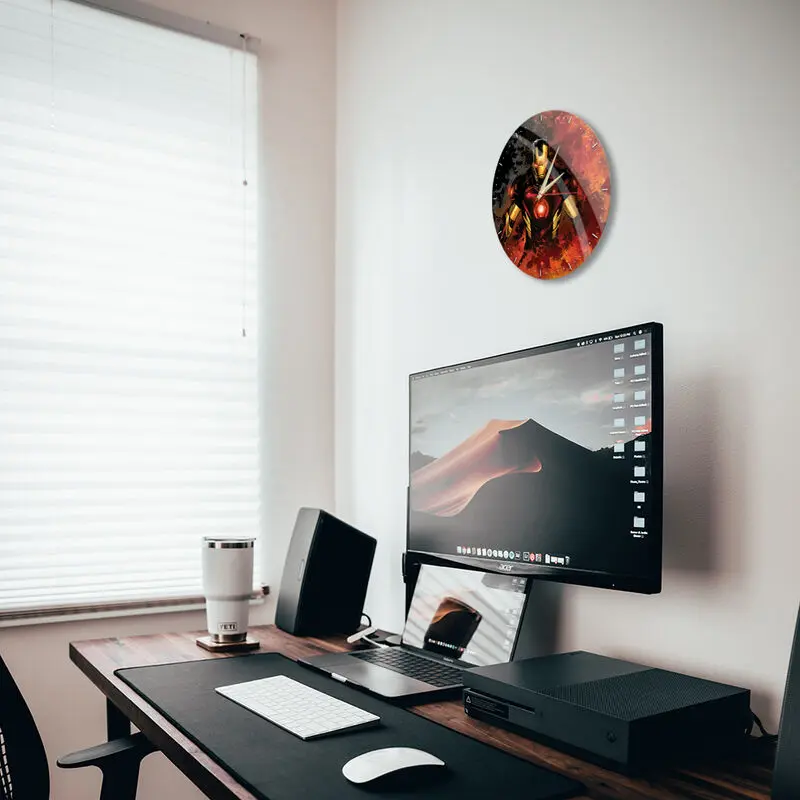 Marvel Iron Man stenska ura fotografija izdelka