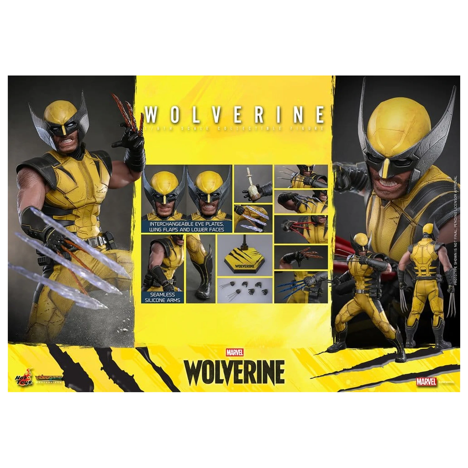 Marvel Video Game Masterpiece akcijska figura 1/6 Wolverine 29 cm fotografija izdelka