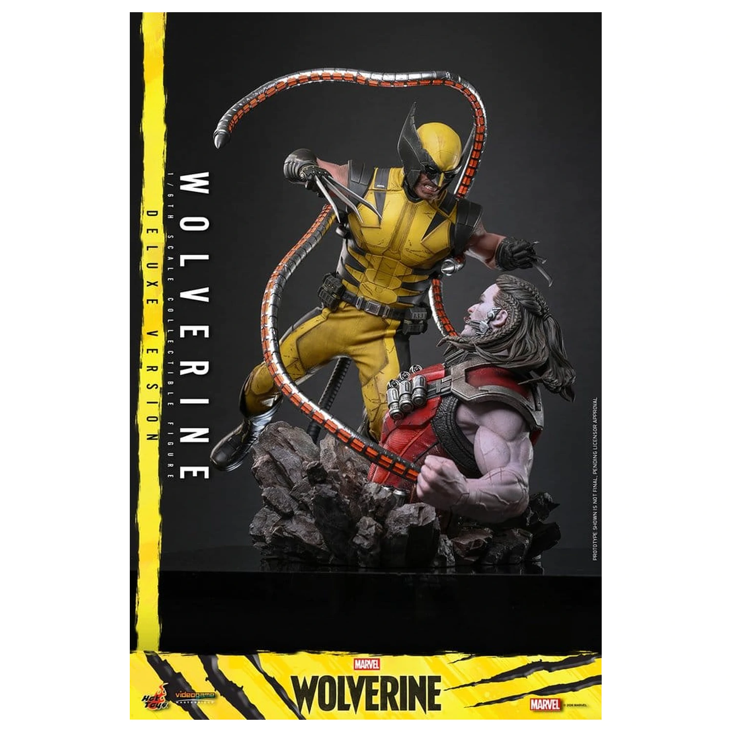 Marvel Video Game Masterpiece akcijska figura 1/6 Wolverine (Deluxe Version) 29 cm fotografija izdelka