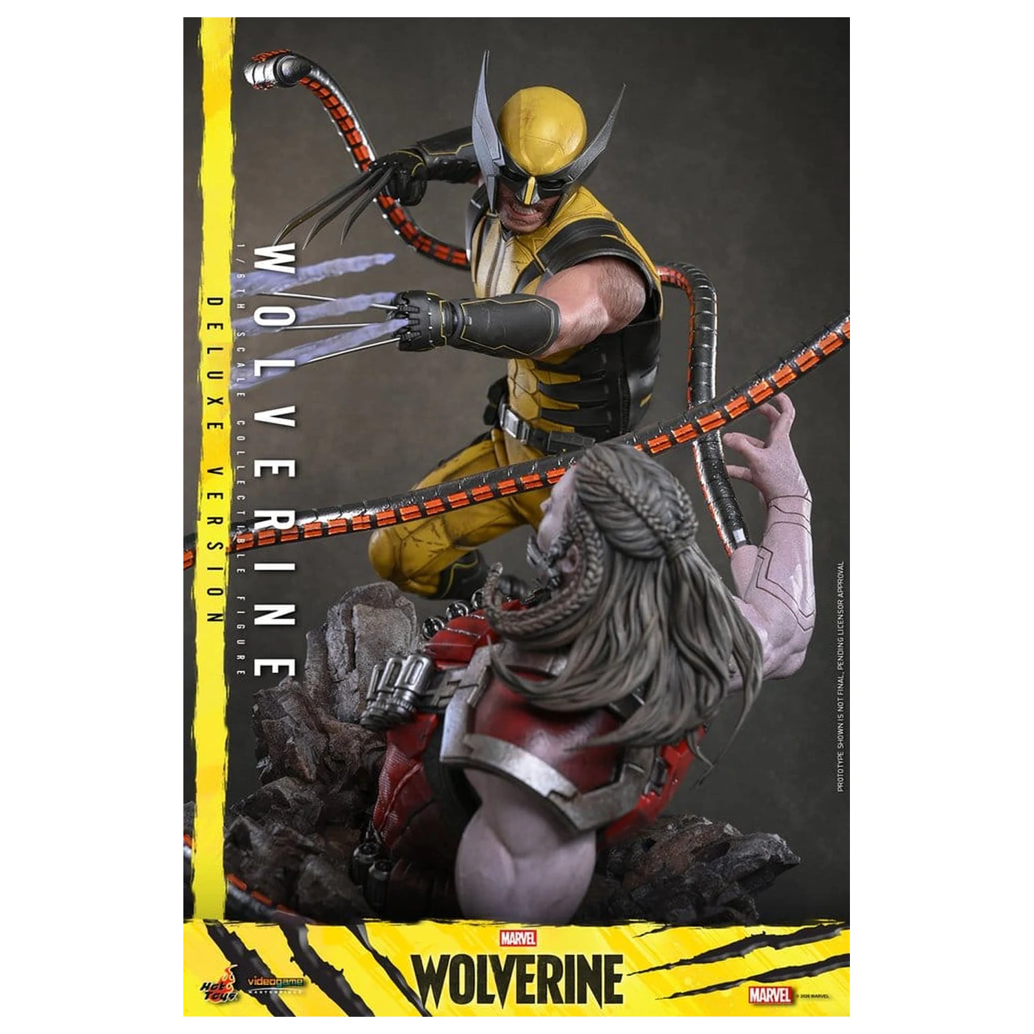 Marvel Video Game Masterpiece akcijska figura 1/6 Wolverine (Deluxe Version) 29 cm fotografija izdelka