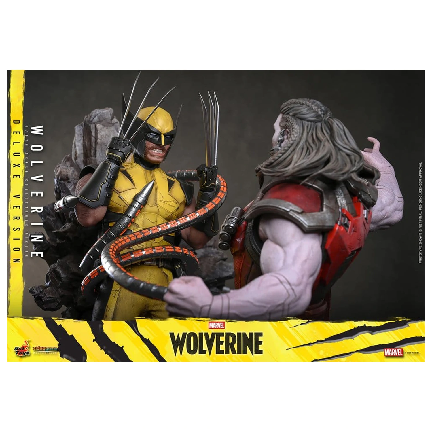 Marvel Video Game Masterpiece akcijska figura 1/6 Wolverine (Deluxe Version) 29 cm fotografija izdelka