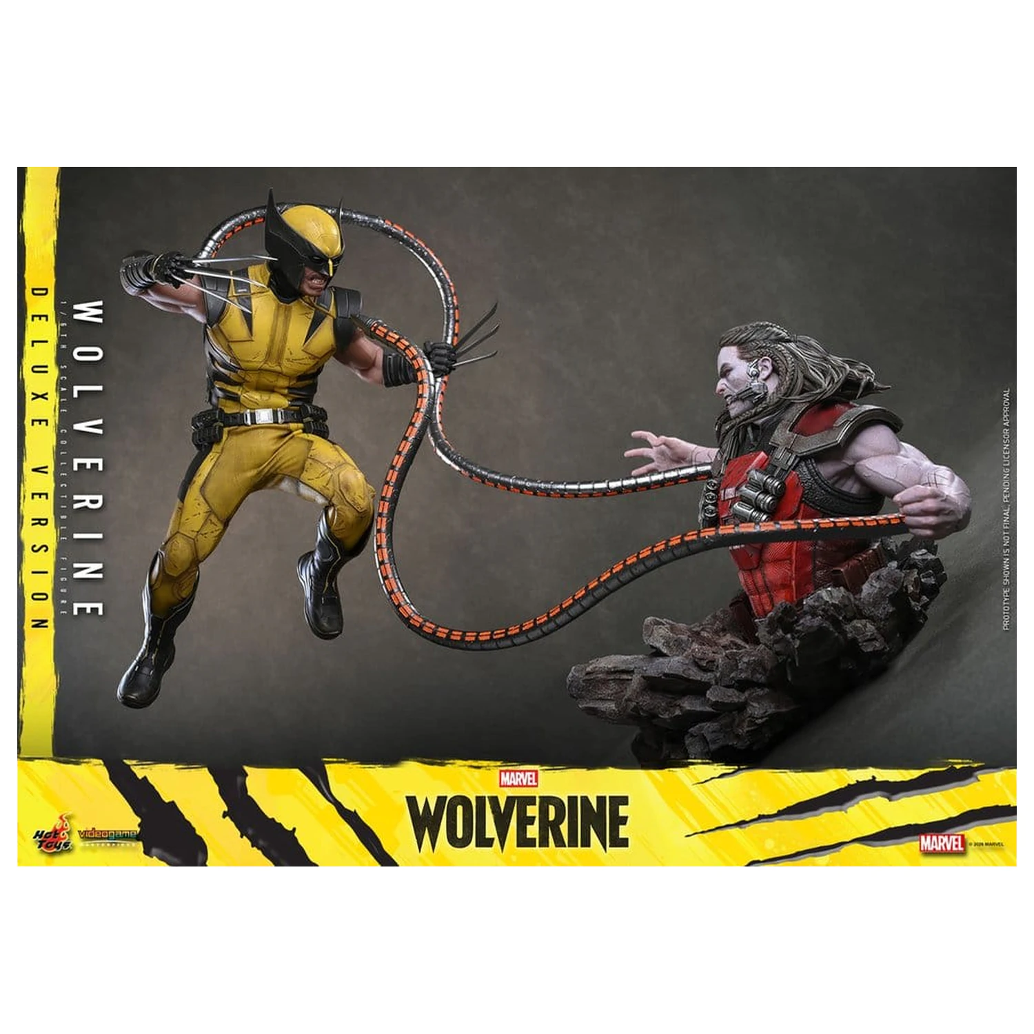 Marvel Video Game Masterpiece akcijska figura 1/6 Wolverine (Deluxe Version) 29 cm fotografija izdelka
