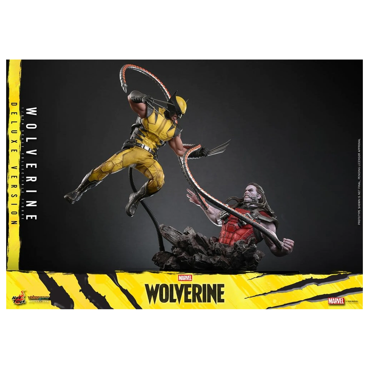 Marvel Video Game Masterpiece akcijska figura 1/6 Wolverine (Deluxe Version) 29 cm fotografija izdelka