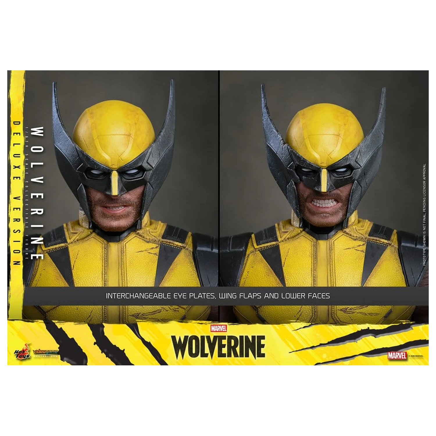 Marvel Video Game Masterpiece akcijska figura 1/6 Wolverine (Deluxe Version) 29 cm fotografija izdelka