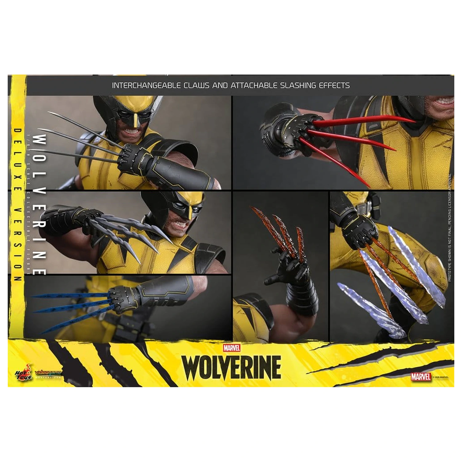 Marvel Video Game Masterpiece akcijska figura 1/6 Wolverine (Deluxe Version) 29 cm fotografija izdelka