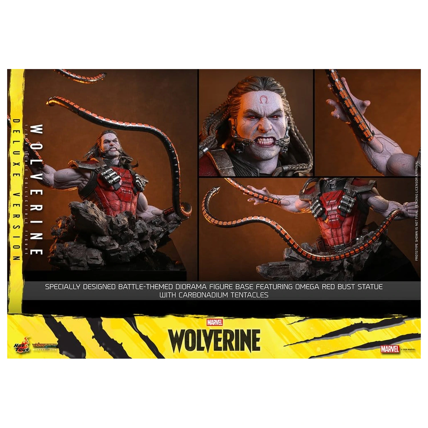 Marvel Video Game Masterpiece akcijska figura 1/6 Wolverine (Deluxe Version) 29 cm fotografija izdelka