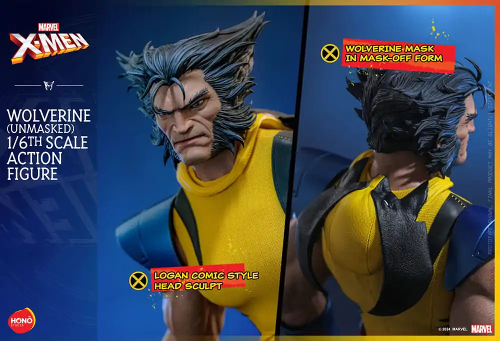 Marvel X-Men Akcijska figura 1/6 Wolverine (Unmasked) 28 cm fotografija izdelka