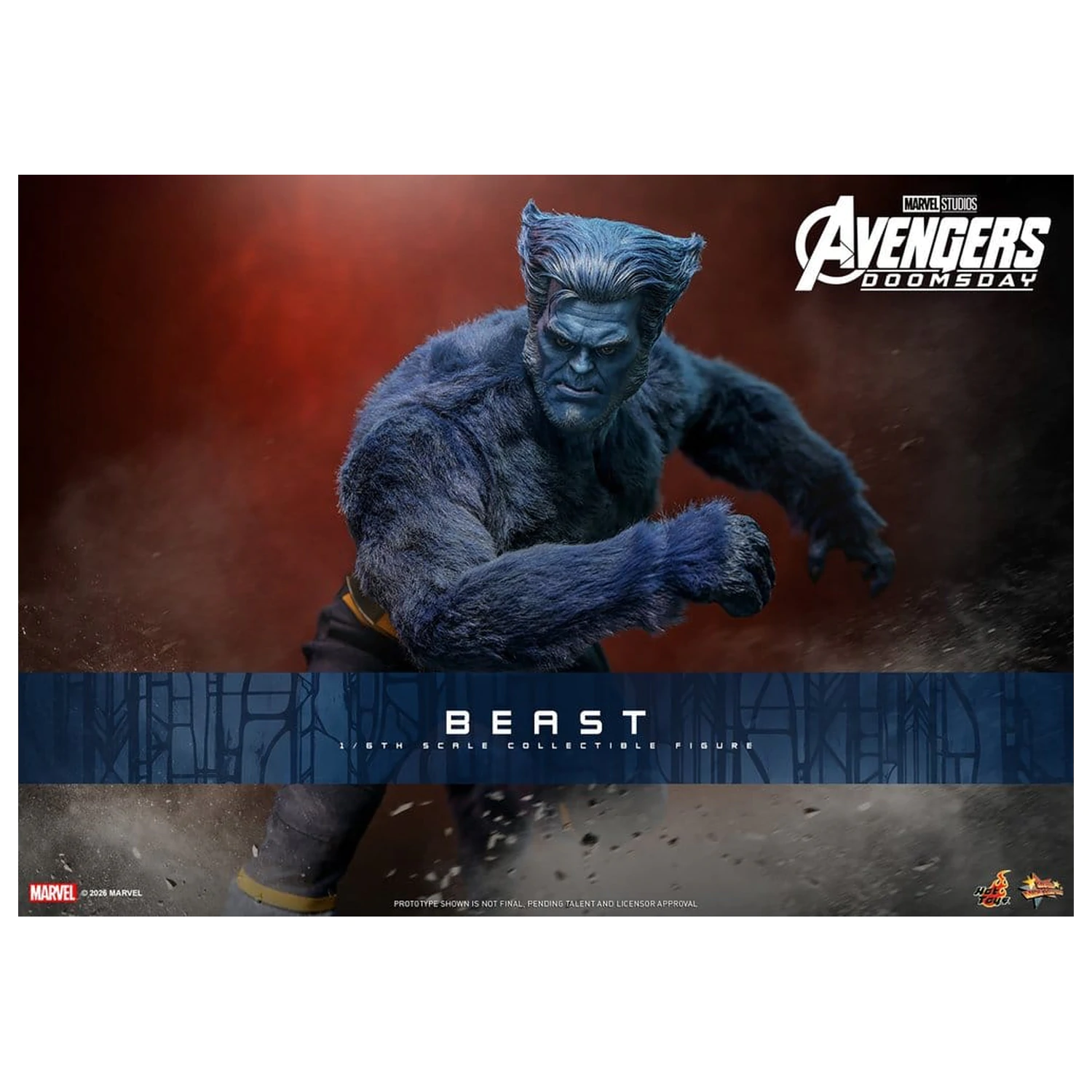 Marvel X-Men Movie Masterpiece akcijska figura 1/6 Beast (Collector Edition) 33 cm fotografija izdelka