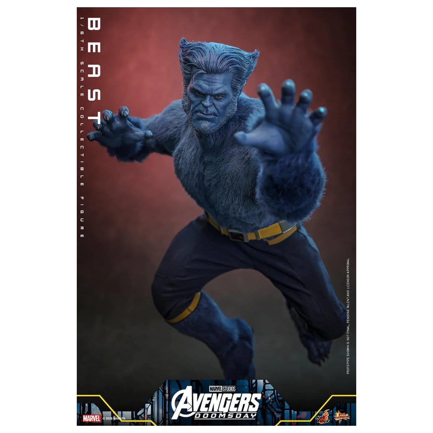 Marvel X-Men Movie Masterpiece akcijska figura 1/6 Beast (Collector Edition) 33 cm fotografija izdelka