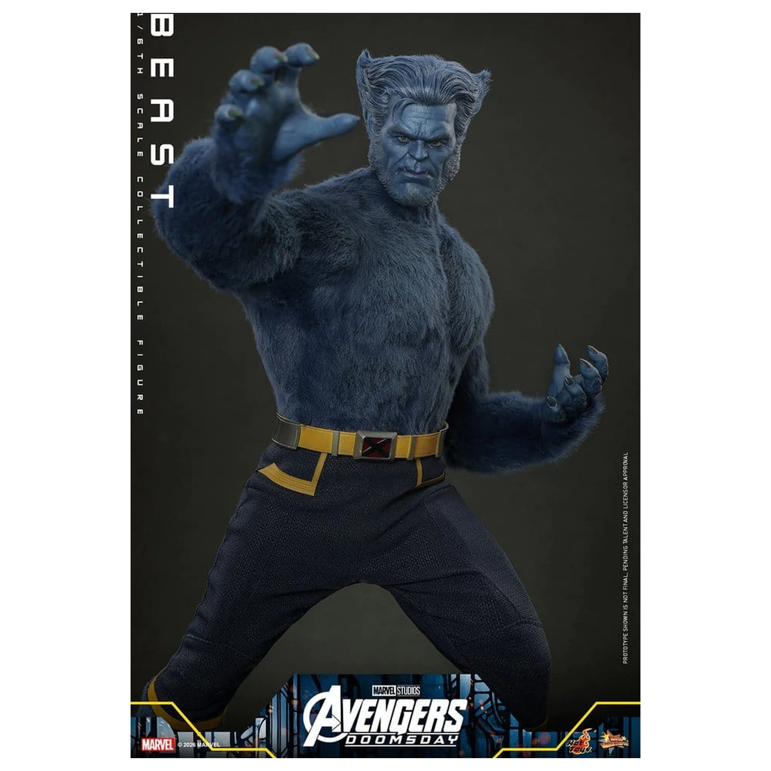 Marvel X-Men Movie Masterpiece akcijska figura 1/6 Beast (Collector Edition) 33 cm fotografija izdelka