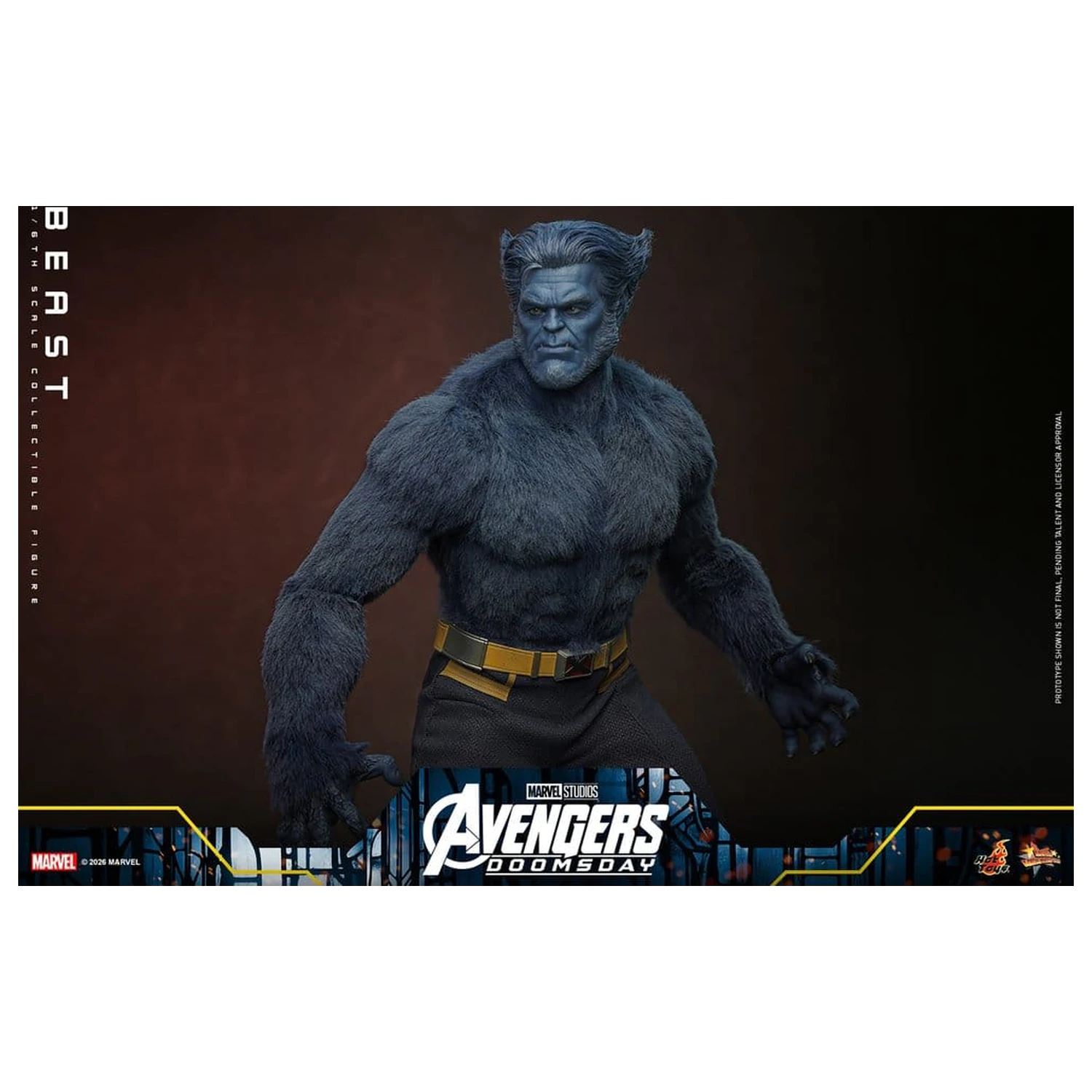 Marvel X-Men Movie Masterpiece akcijska figura 1/6 Beast (Collector Edition) 33 cm fotografija izdelka
