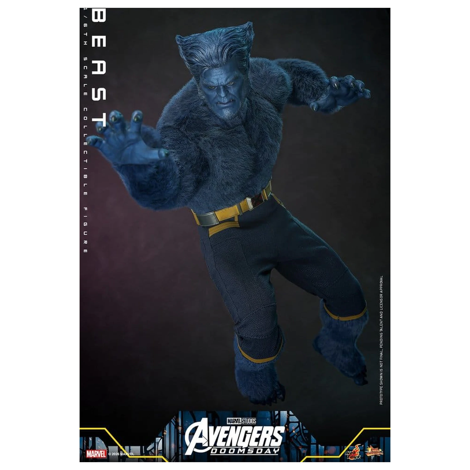 Marvel X-Men Movie Masterpiece akcijska figura 1/6 Beast (Collector Edition) 33 cm fotografija izdelka