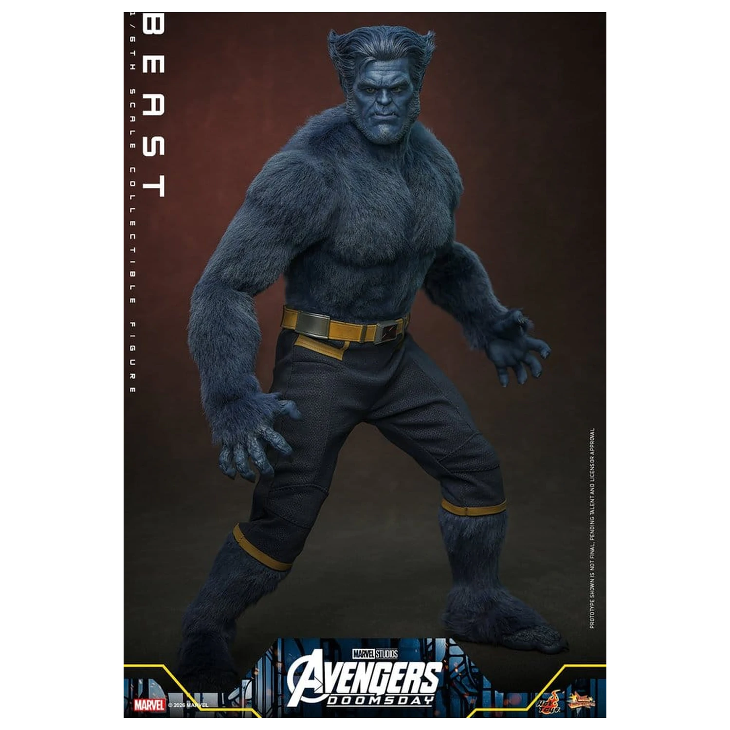 Marvel X-Men Movie Masterpiece akcijska figura 1/6 Beast (Collector Edition) 33 cm fotografija izdelka